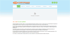 Desktop Screenshot of corporsano.com
